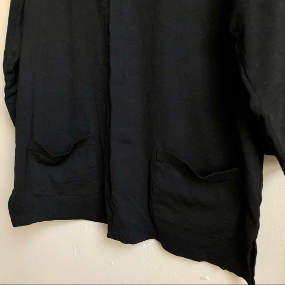 Ralph Lauren Black Tunic Mock Neck Top - Picture 4 of 5